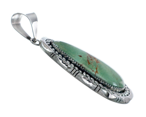 Native American Sterling Silver Turquoise Navajo Pendant NX11789